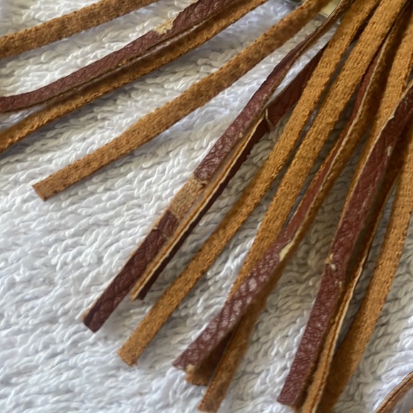 Poetic Spirit -Jewelry making accessory. Silver, Turquoise stone & brown leather - Picture 13 of 16